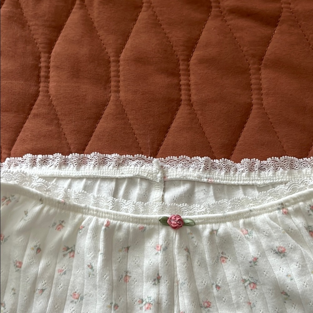 American Eagle Floral Spaghetti Strap Pajama Set - Picture 3 of 6